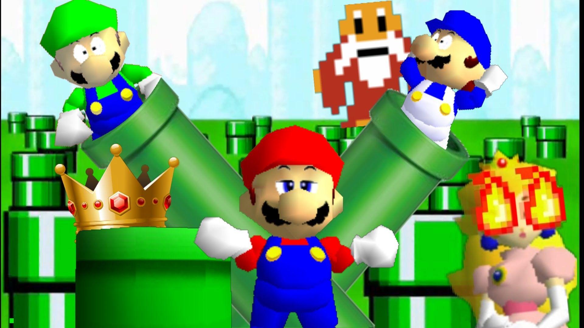 1920x1080 Super Mario 64 Wallpaper Mario 64 Bloopers