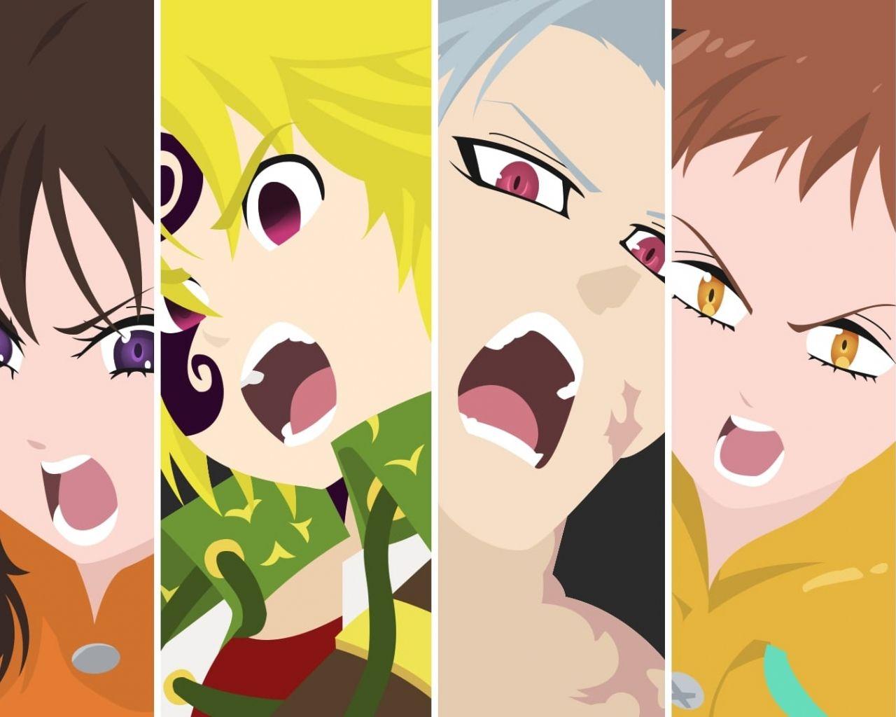 1280x1024 Free download Wallpaper of Ban Diane Gowther King Meliodas Merlin [1920x1080] for your Desktop, Mobile & Tablet. Explore Seven Deadly Sins Diane Wallpaper. Seven Deadly Sins Diane Wallpaper, Seven