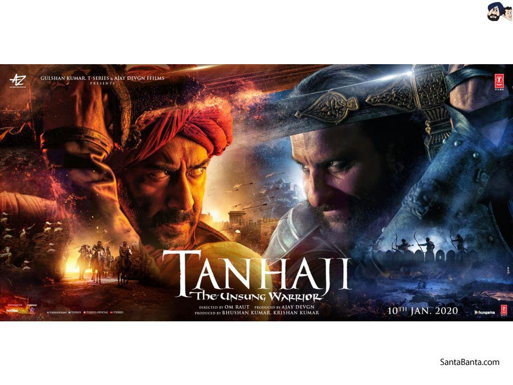 1024x768 Tanhaji The Unsung Warrior Movie Wallpaper