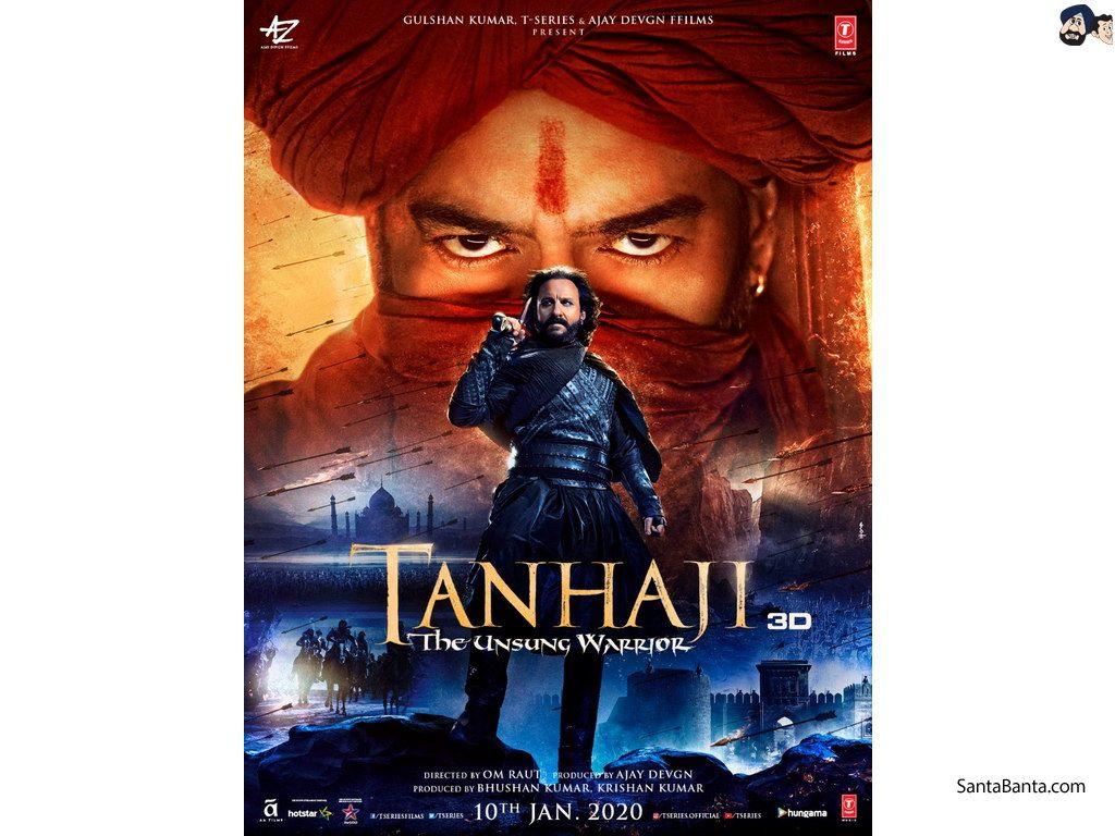 1024x768 Tanhaji The Unsung Warrior Movie Wallpaper
