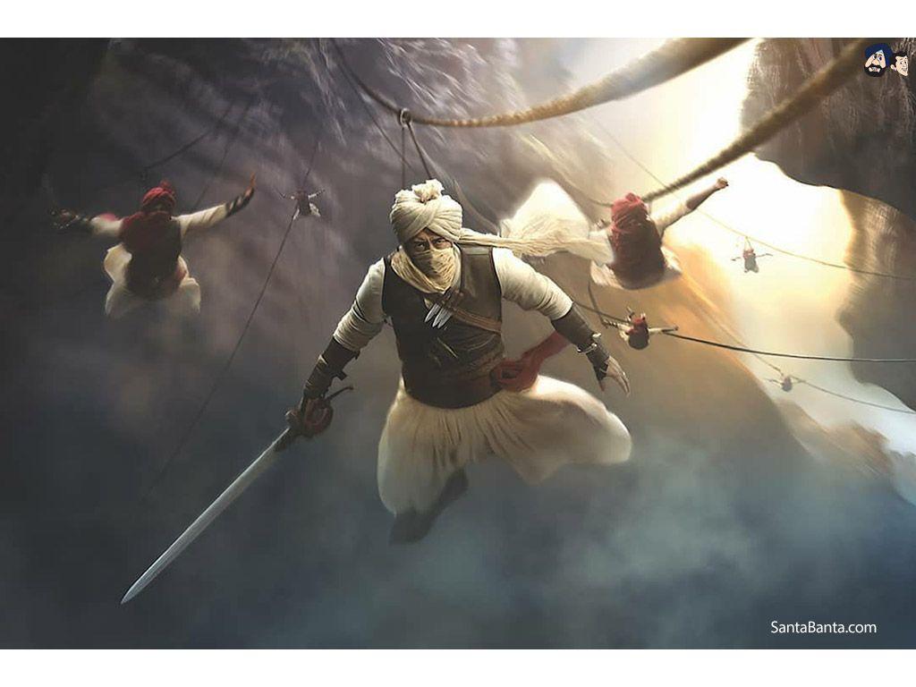1024x768 Tanhaji The Unsung Warrior Movie Wallpaper