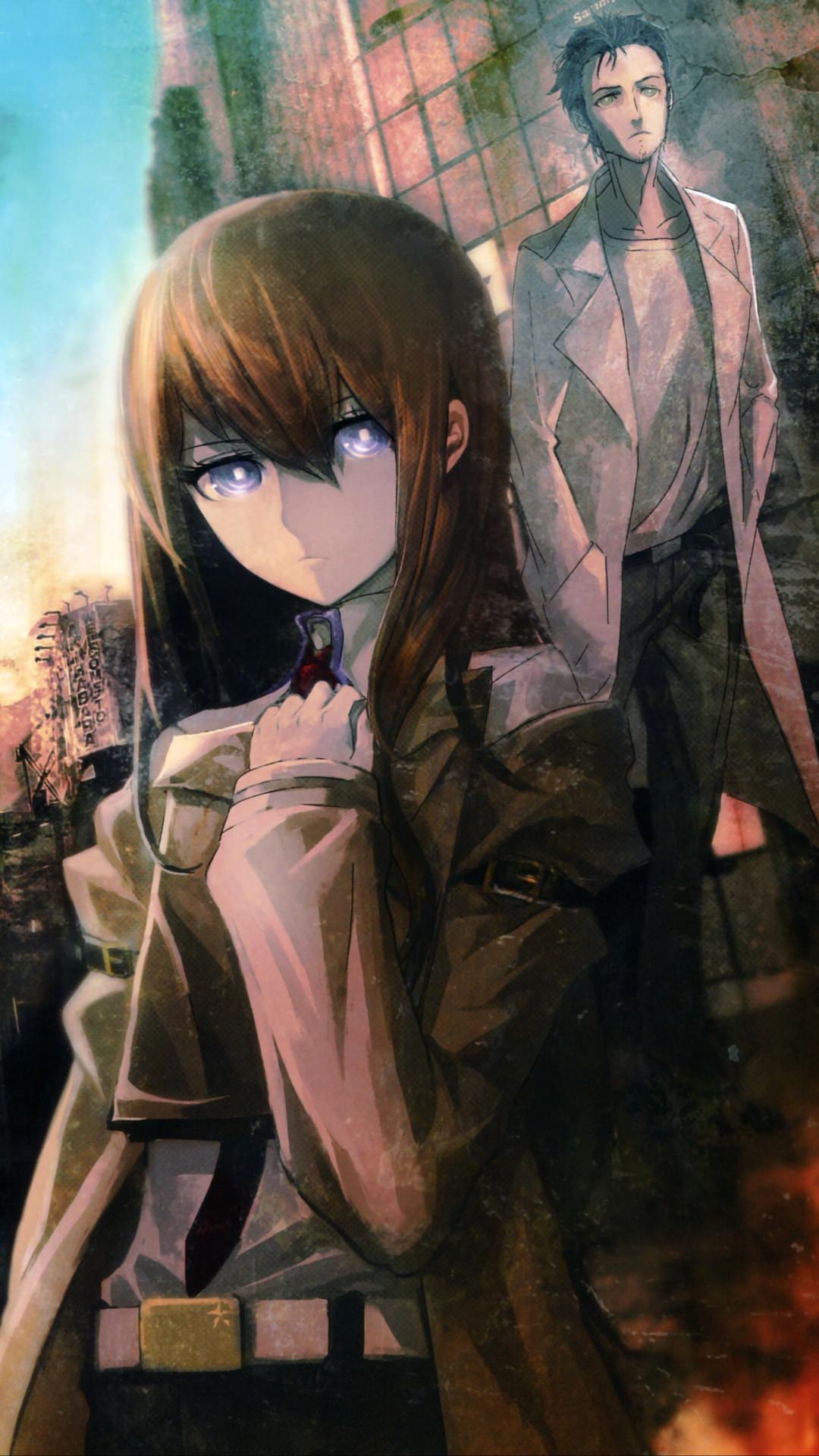 Steins Gate Mobile Wallpapers Top Free Steins Gate Mobile Backgrounds Wallpaperaccess