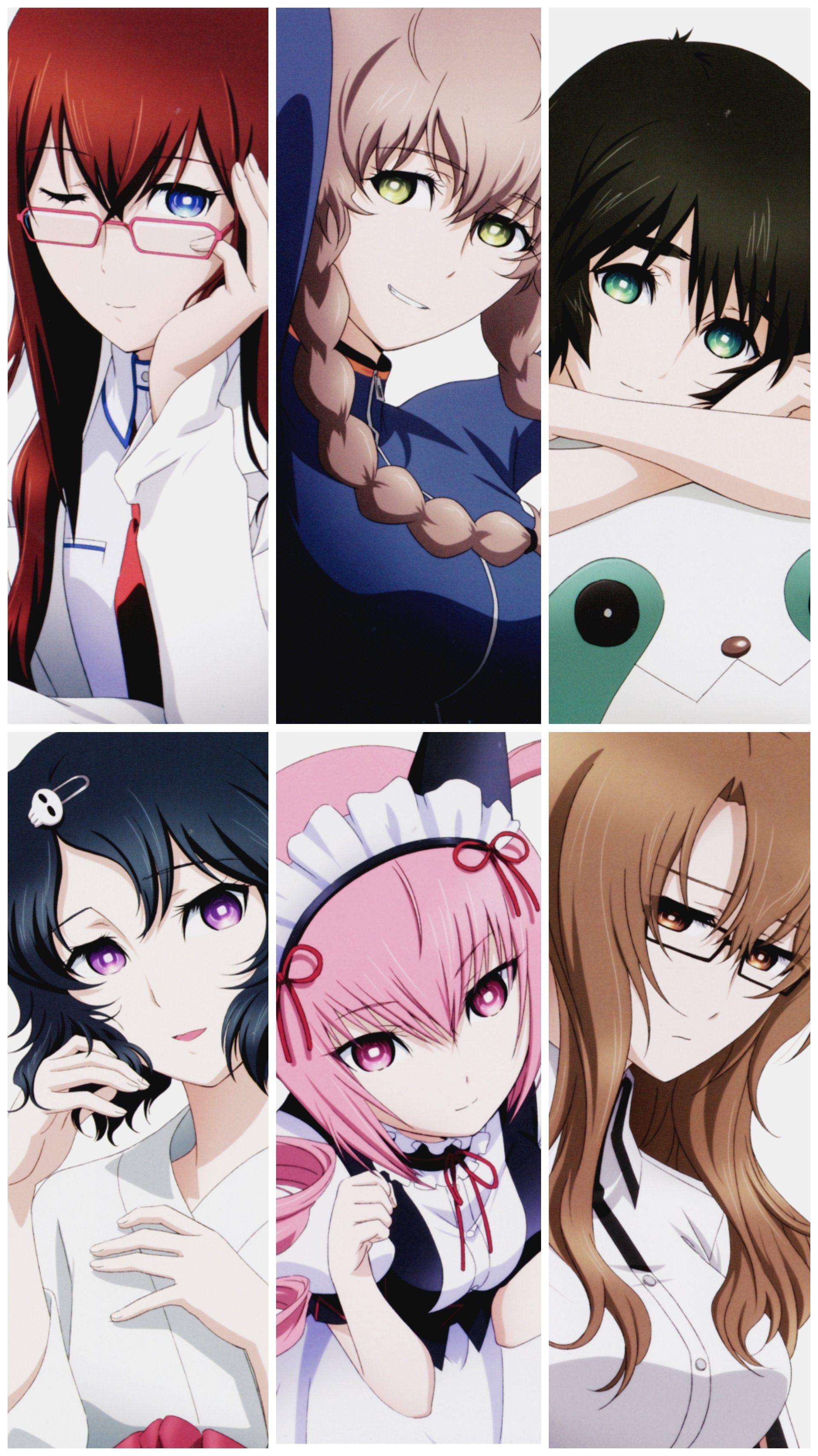 1920x3417 Made a phone wallpaper of the girls from Steins;Gate