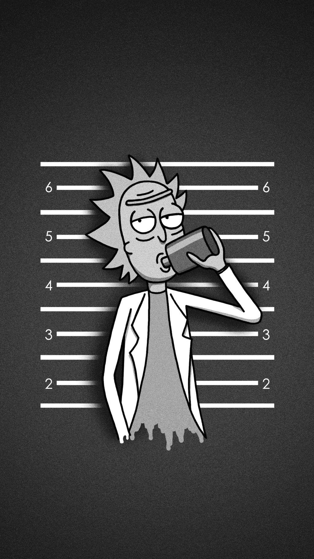 1024x1819 Rick and Morty Phone Wallpaper Dumb