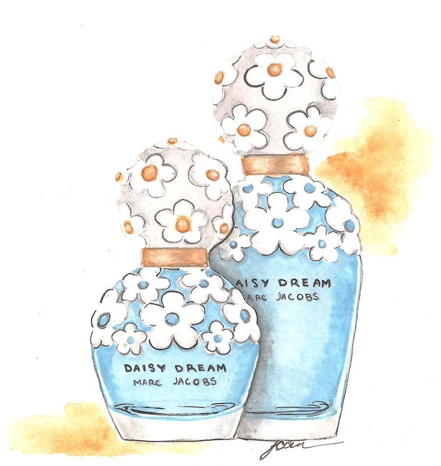900x950 Liz Casale Illustration; Marc Jacobs Daisy Dream Fragrance