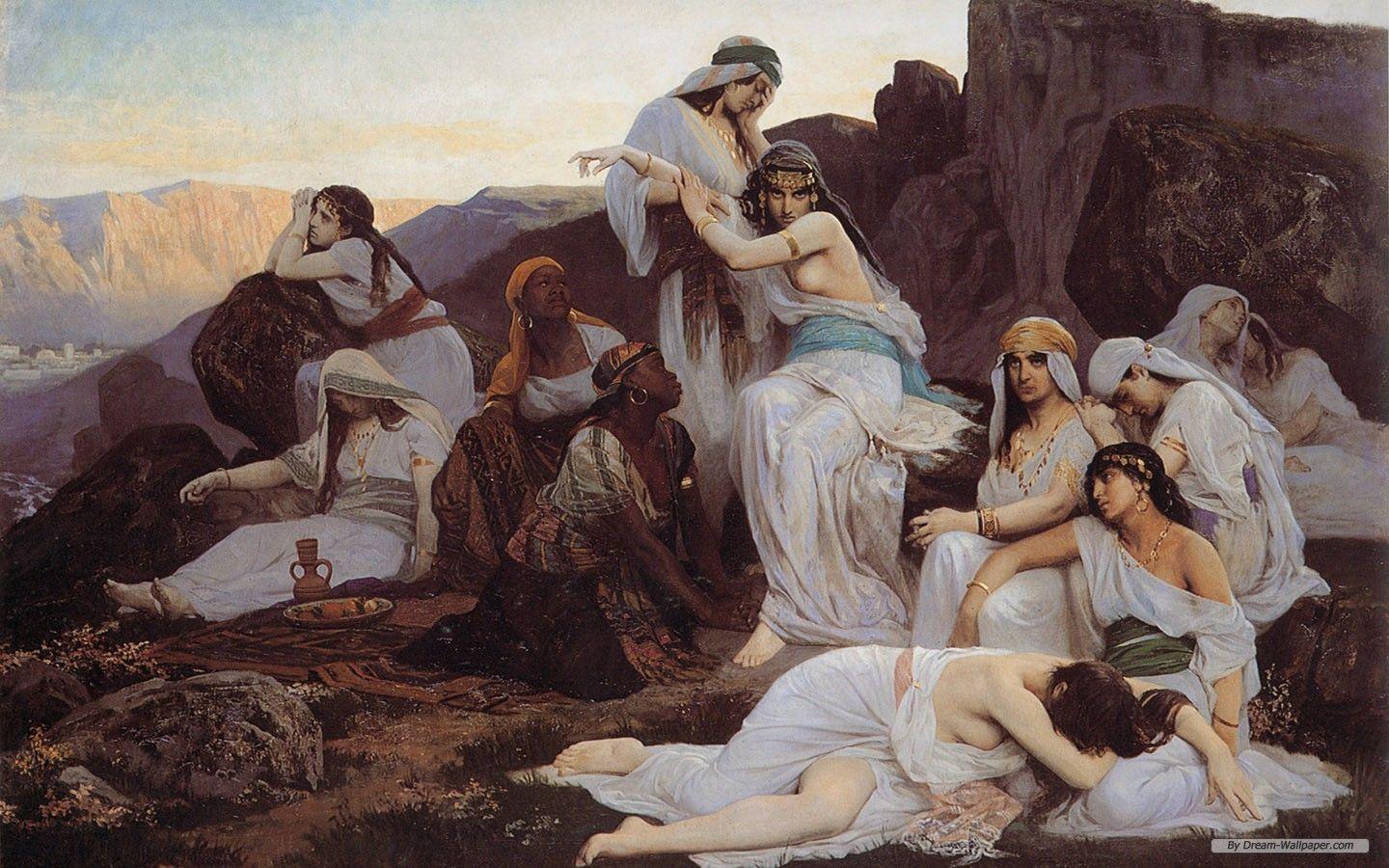 1440x900 Famous Paintings Wallpaper