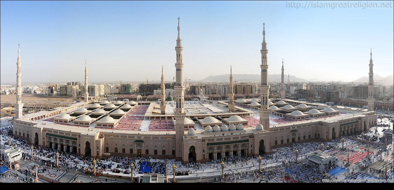 1354x653 Wallpaper Masjid Nabawi, 0.21 Mb