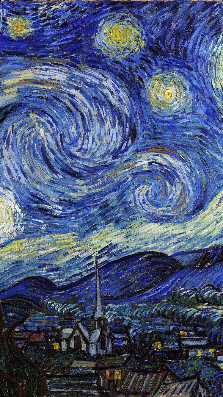 Toland Home Garden Van Goghs Starry Night 28 x 40 inch House Flag   Wayfair  Starry night van gogh Starry night wallpaper Vincent van gogh