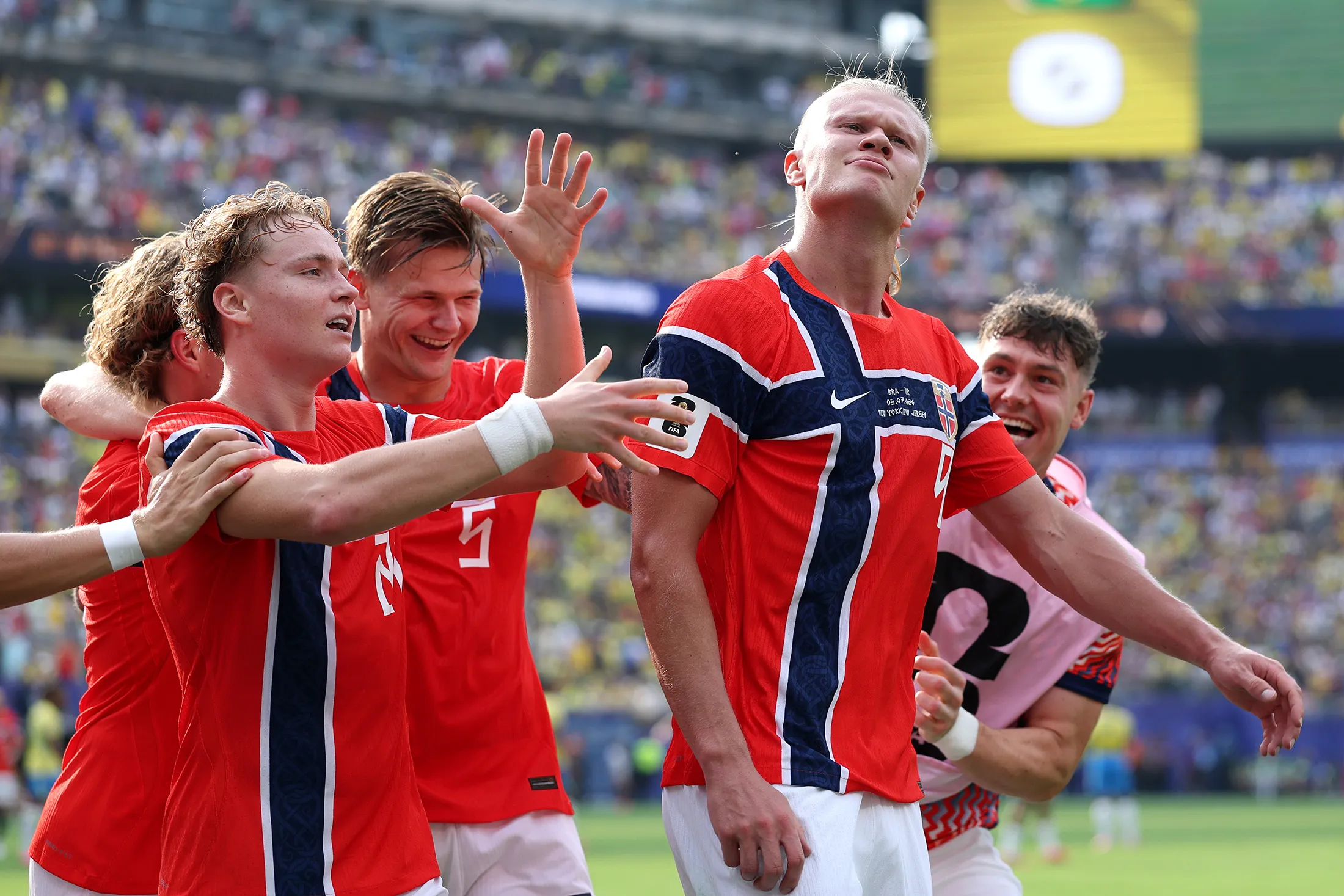 2200x1467 Erling Haaland scores twice to beat Brazil, send Norway into World Cup quarterfinals for 1st time