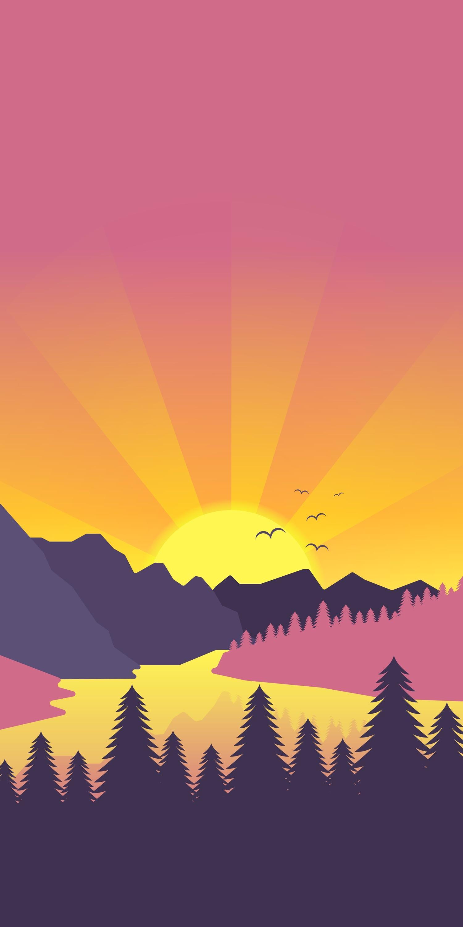 1500x3000 Sunrise. iPhone X Wallpaper X Wallpaper HD