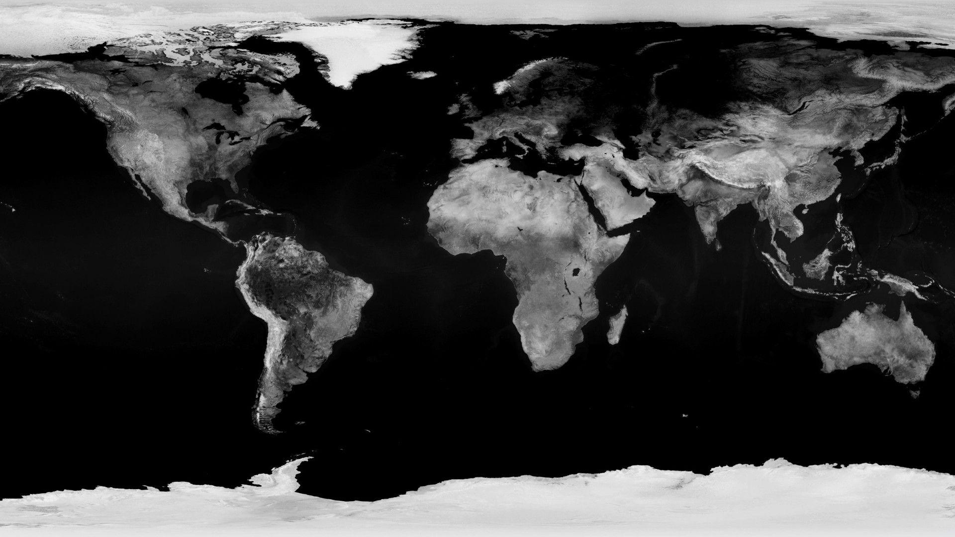 Black World Map Wallpapers - Top Free Black World Map Backgrounds ...