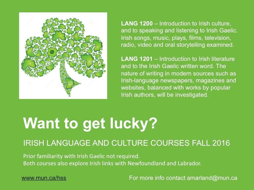 1024x768 Irish Newfoundland Association. Irish Courses at Memorial University