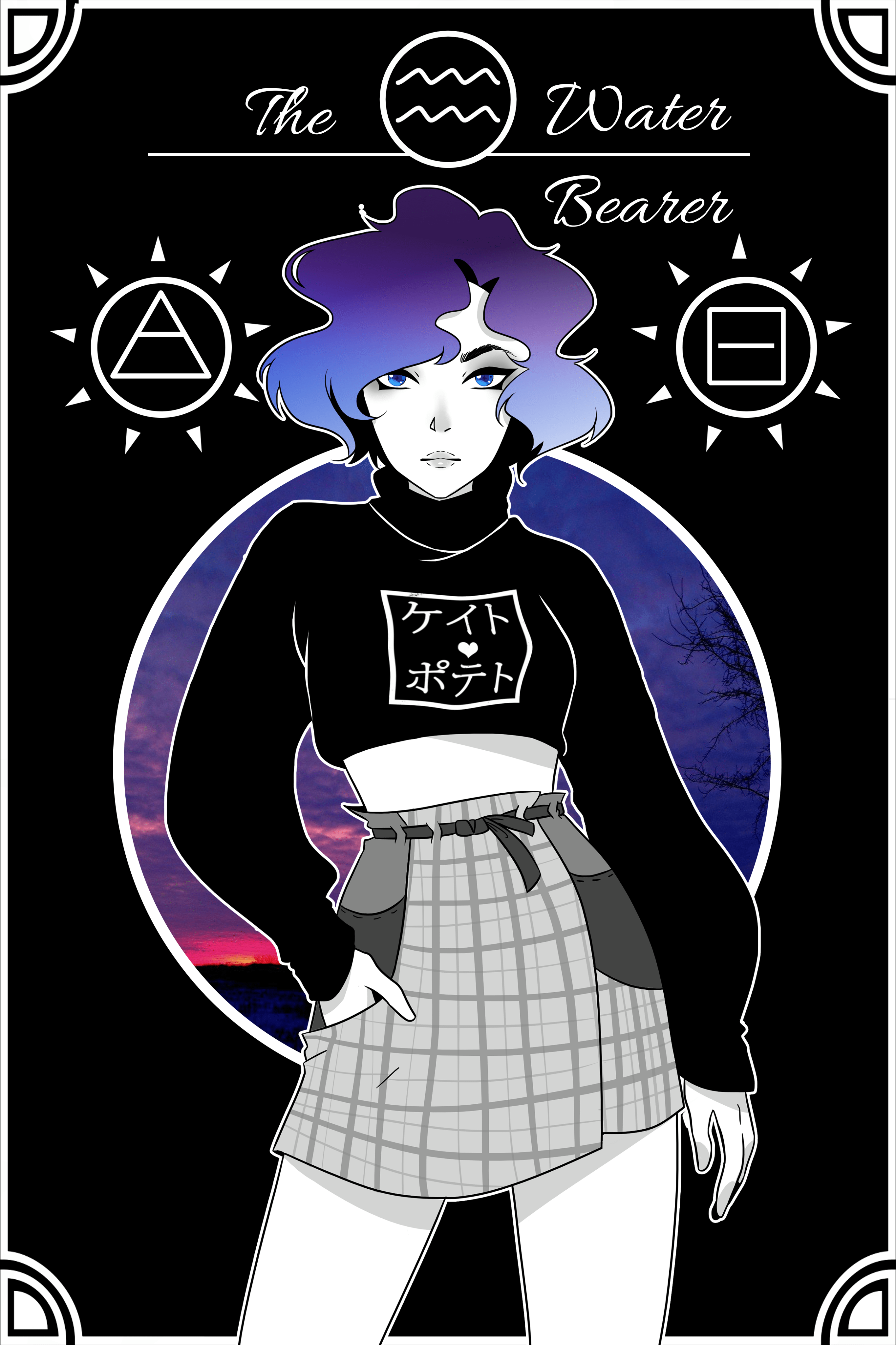 2730x4096 Drew Another One: Zodiac Wallpaper (Aquarius)