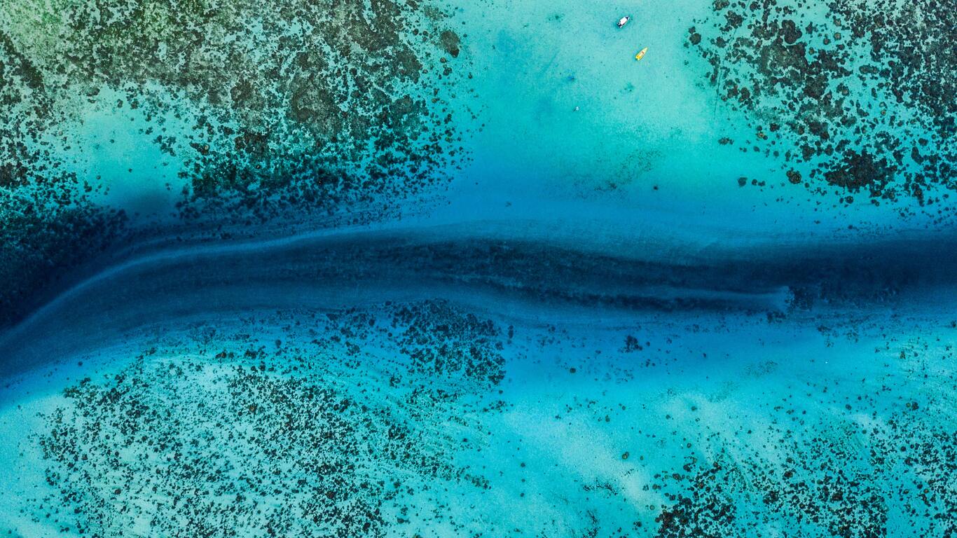 1366x768 Ocean Drone View 4k 1366x768 Resolution HD 4k Wallpaper