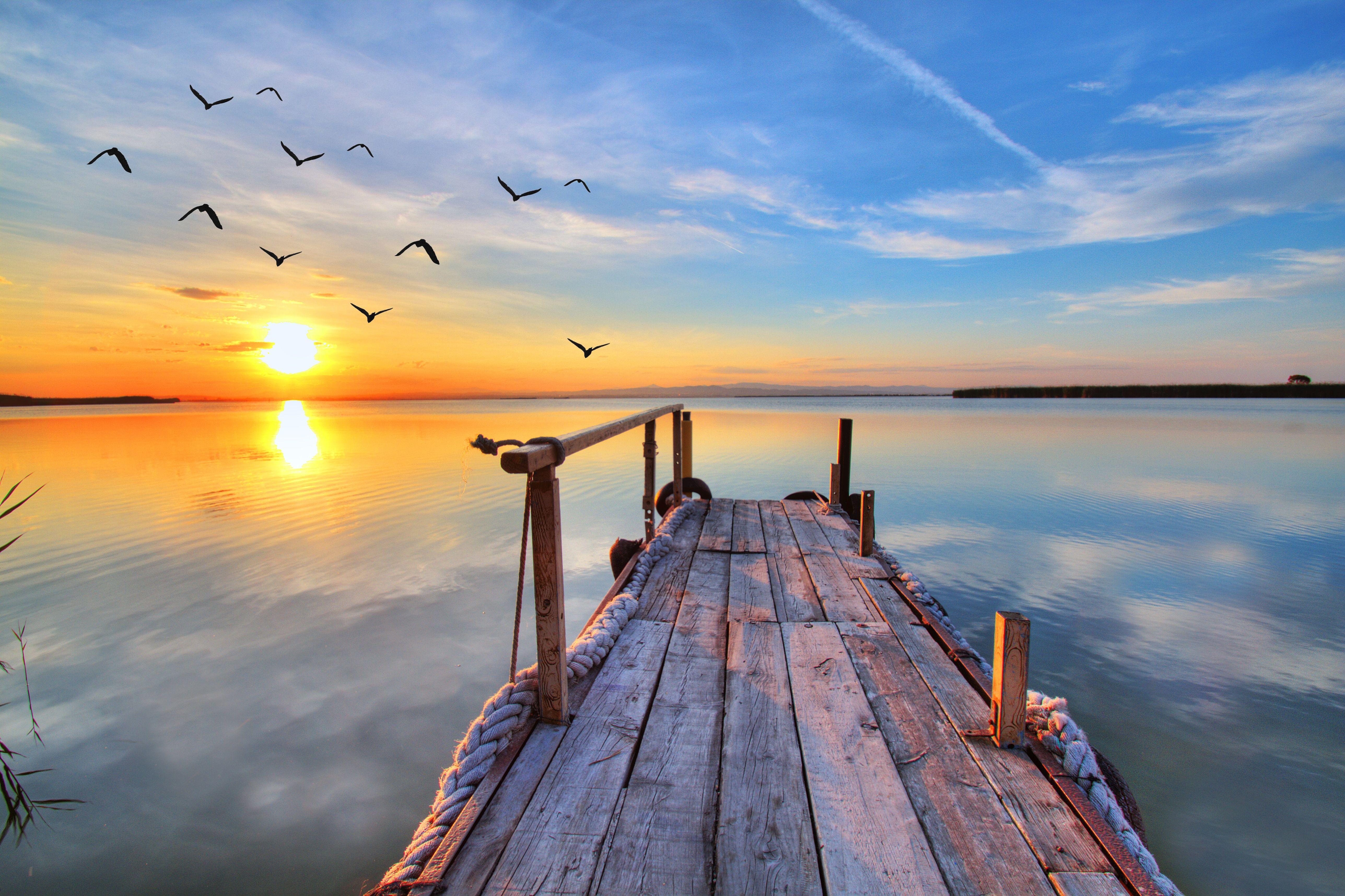 5150x3430 Pier Wallpaper. Paradise Pier Wallpaper