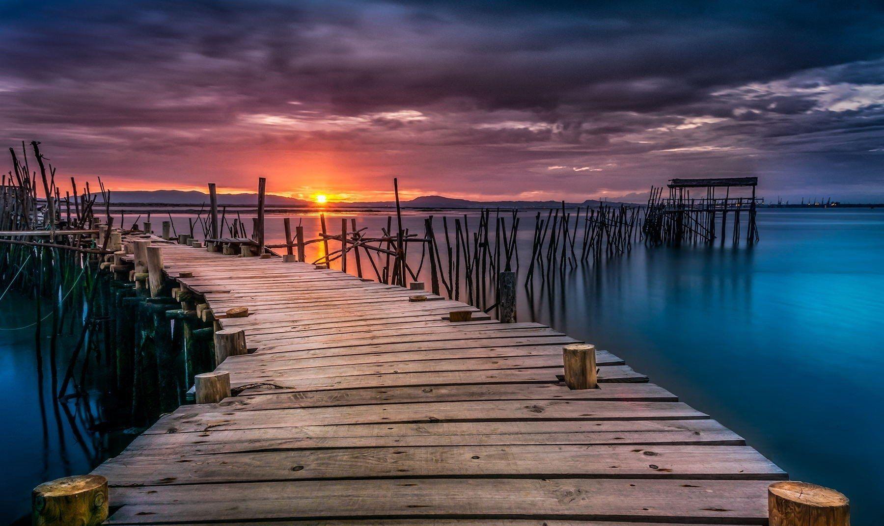 Dock Sunset Wallpapers - Top Free Dock Sunset Backgrounds - WallpaperAccess