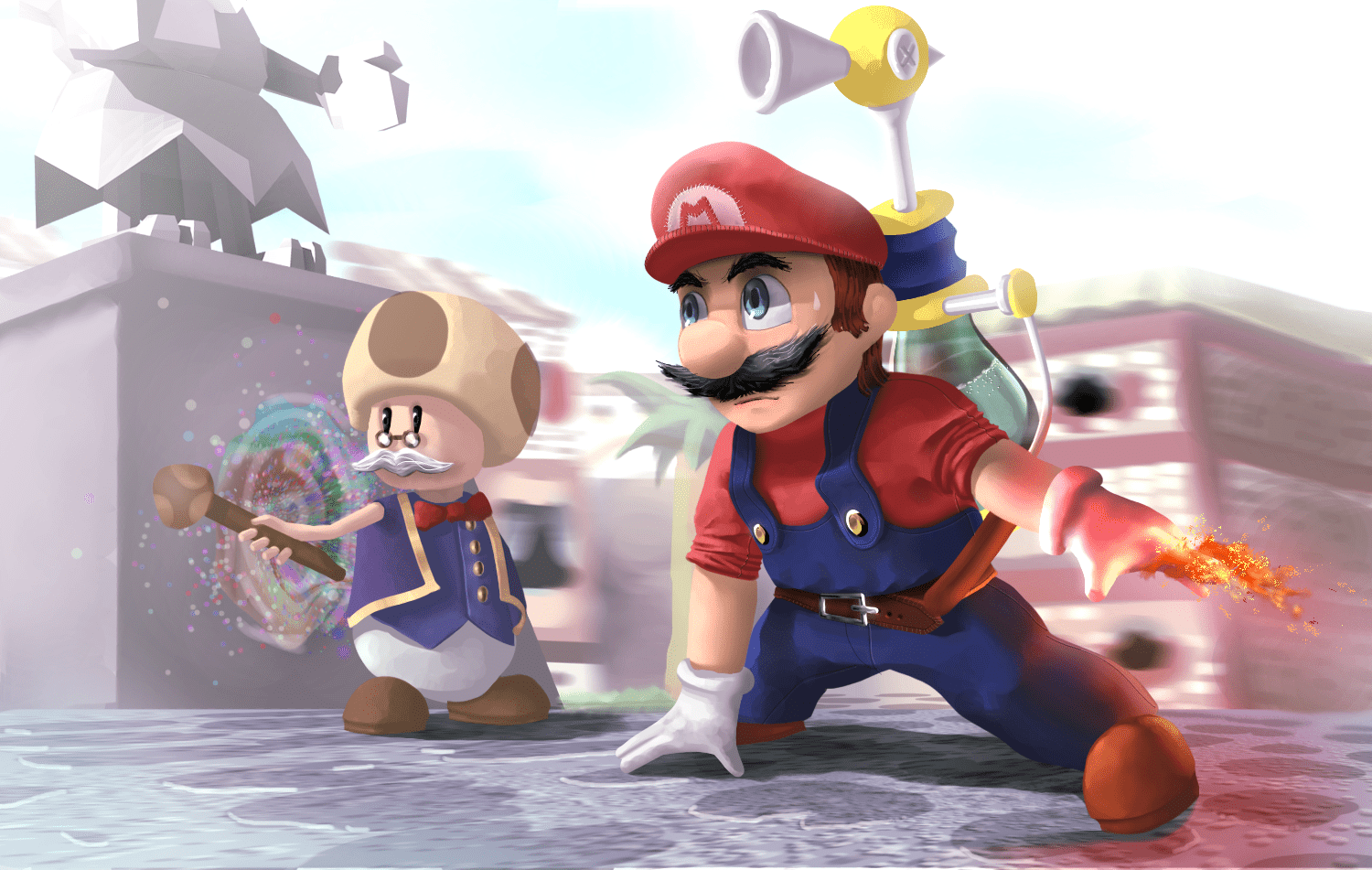 1500x951 Brick by Brick, The House Mario Built: 'Super Mario Sunshine