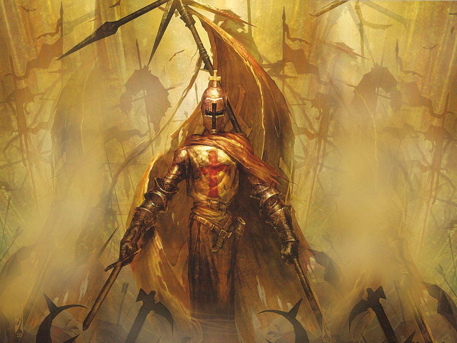 1600x1200 Crusader Knight Wallpaper