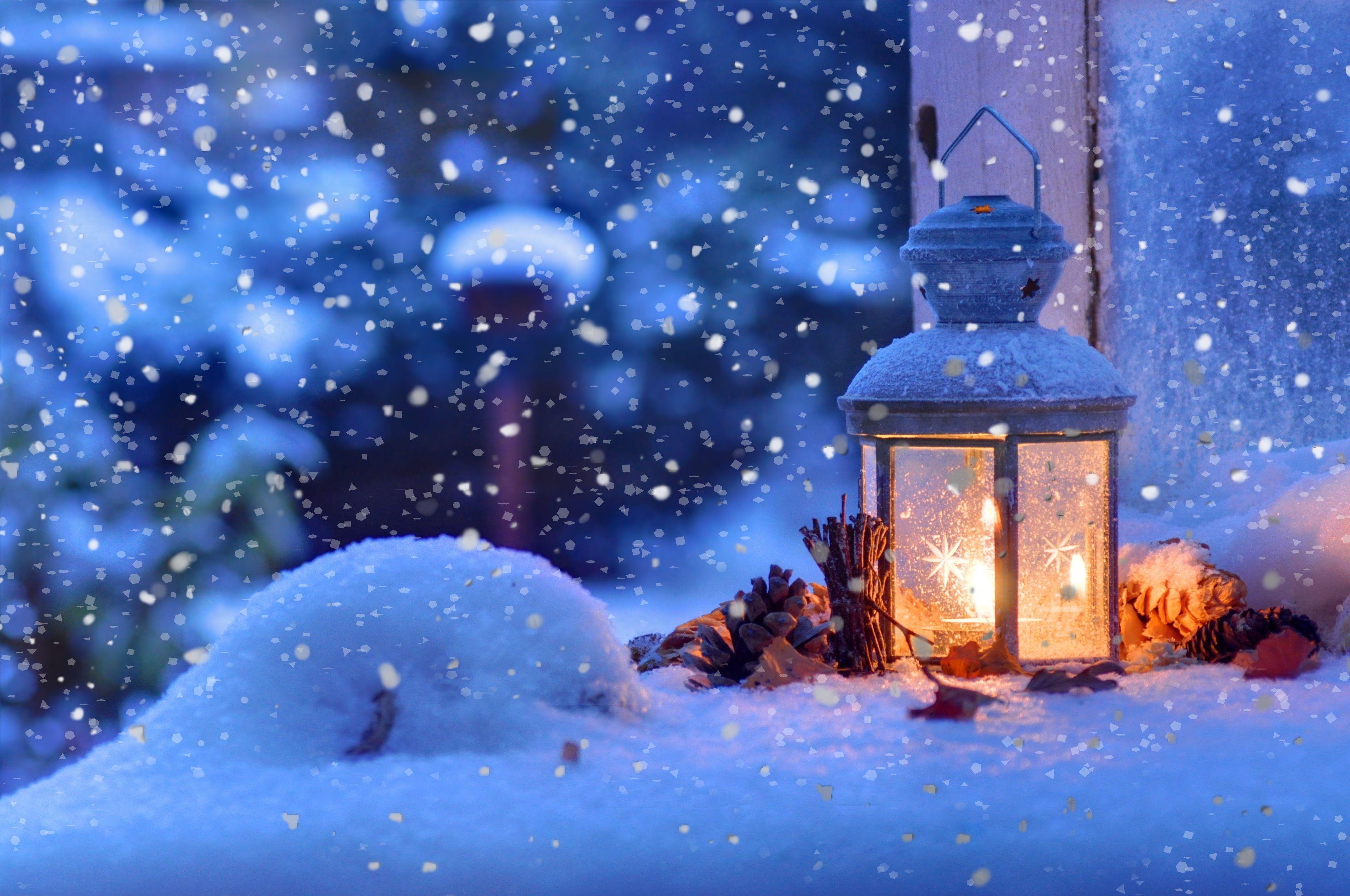4287x2847 Snow Fall Wallpaper