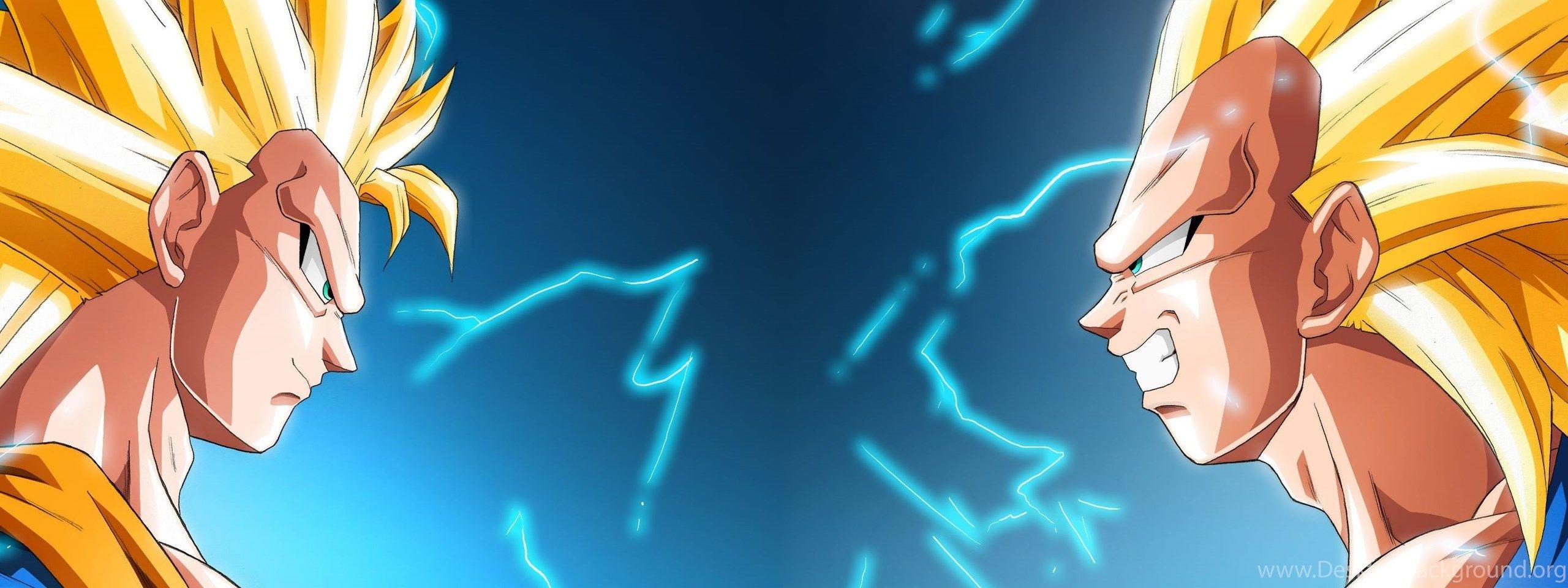 2560x960 Dragonball Z Dual Monitor Wallpaper