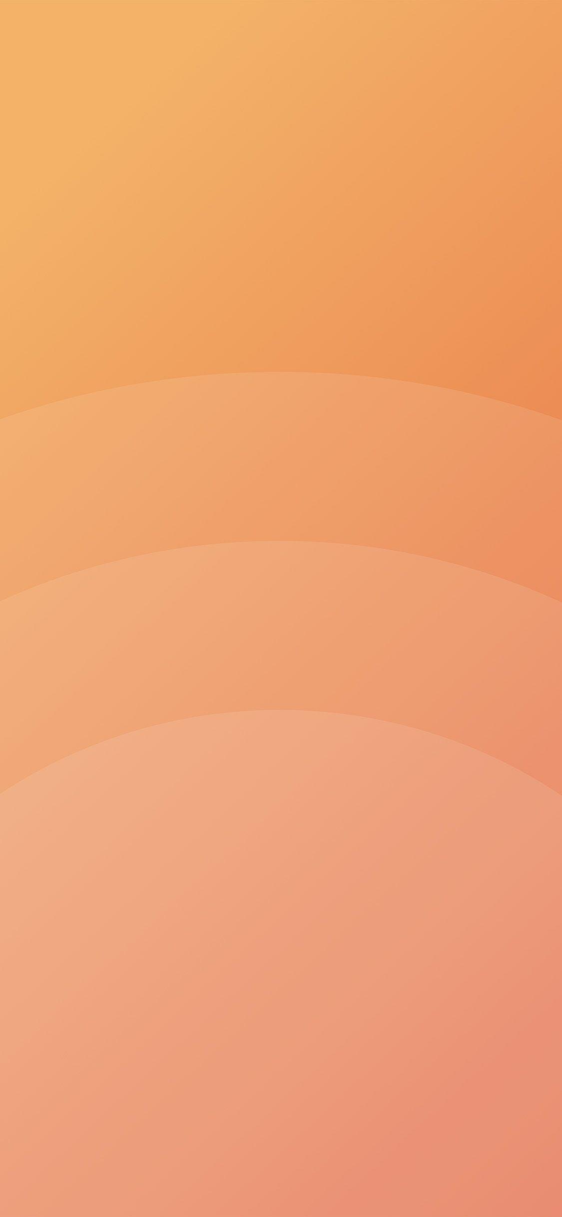 1125x2436 Circle Orange Simple Minimal Pattern Background Wallpaper