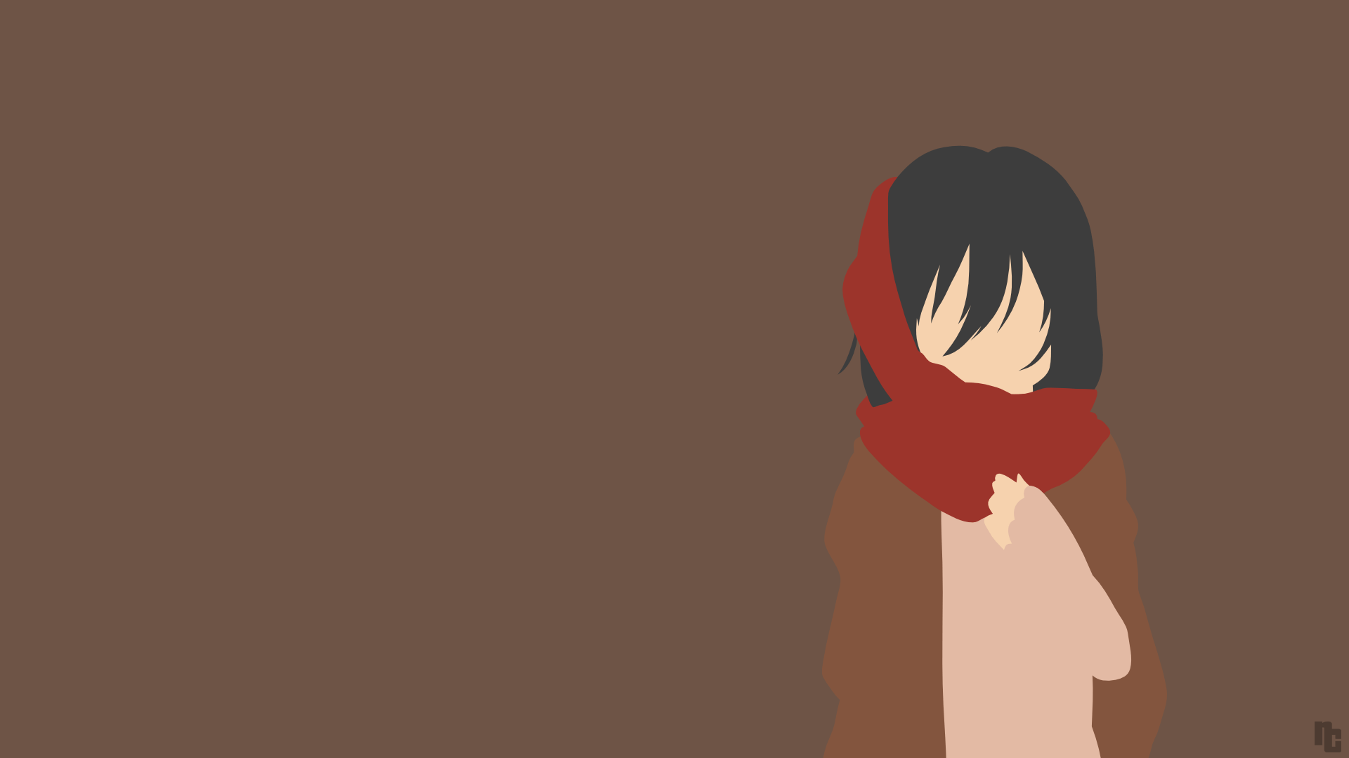 attack on titan minimalist phone wallpaper