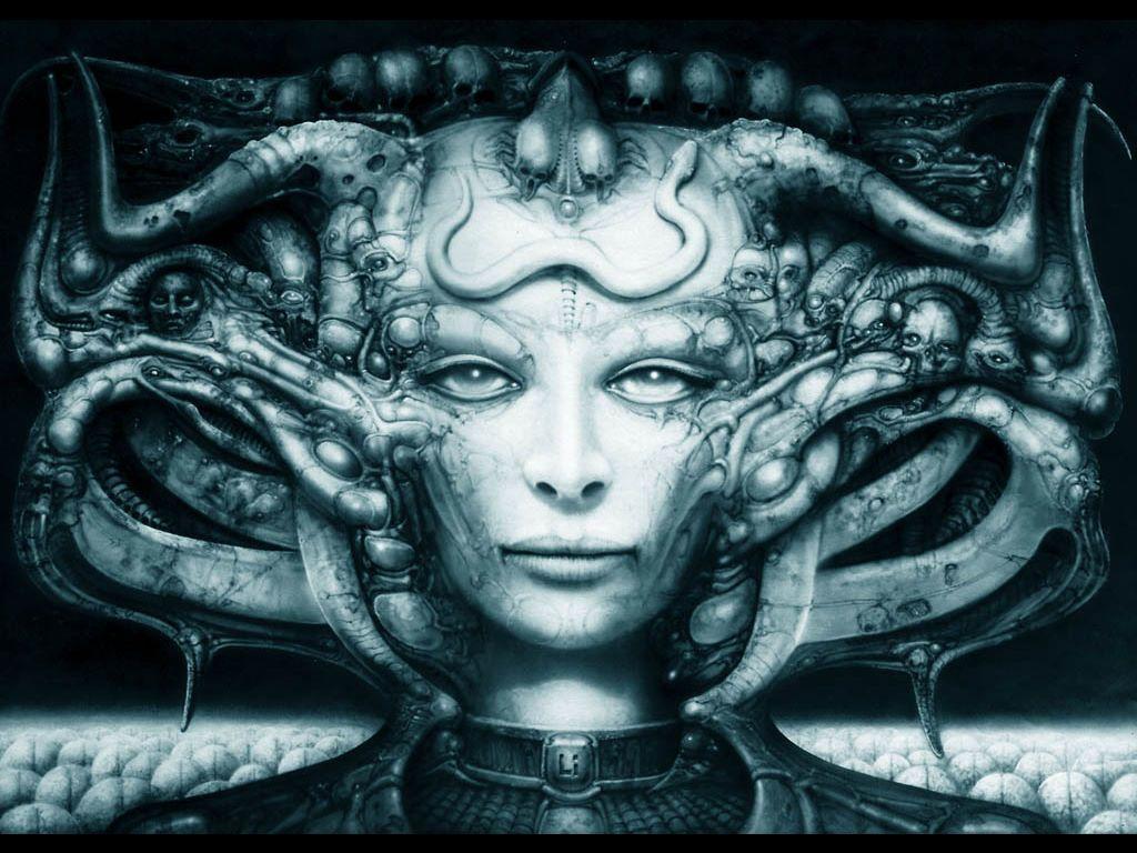 1024x768 H.R. Giger Wallpaper