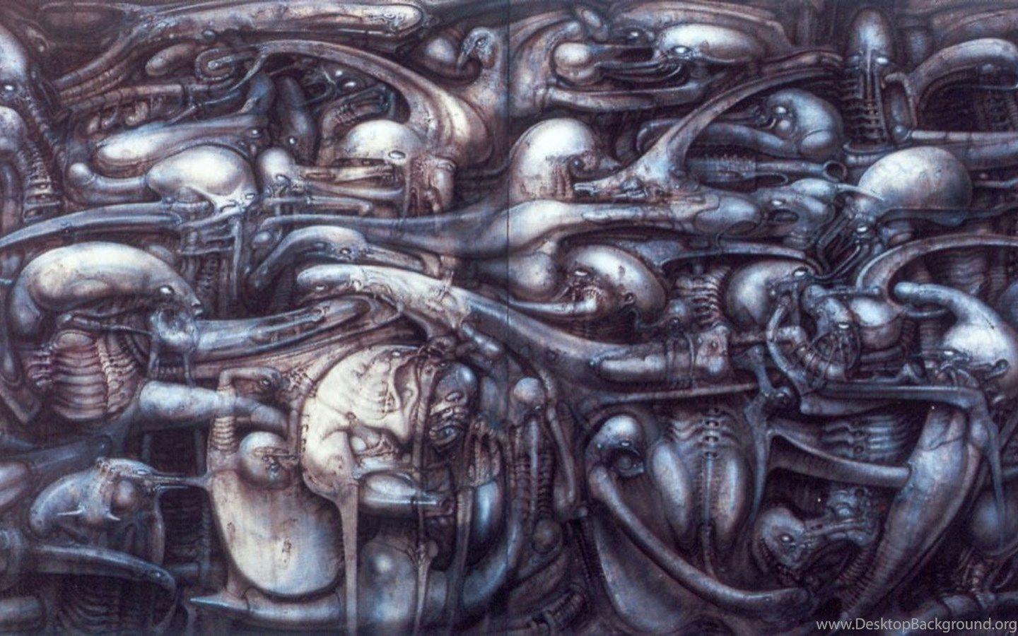 1440x900 Landscape Xxvii Science Fiction H R Giger Wallpaper Image Desktop