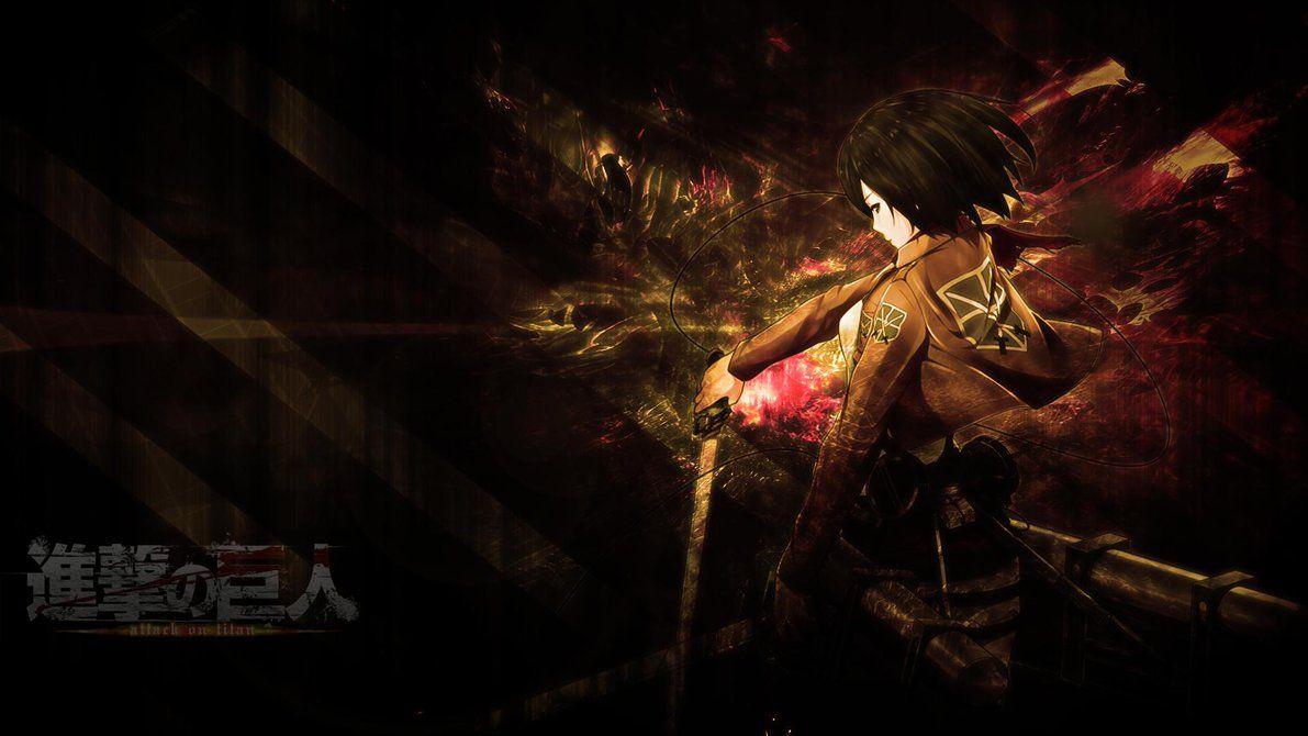 1191x670 Attack on Titan Mikasa Wallpaper