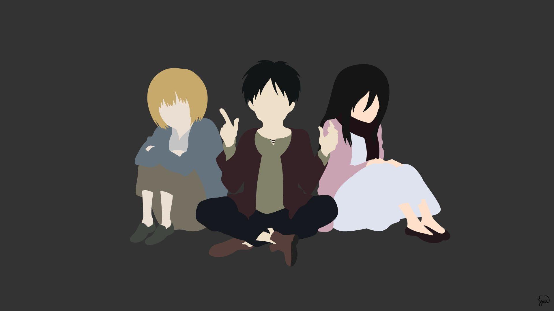 1920x1080 Anime Attack On Titan Armin Arlert Attack on Titan Eren Yeager