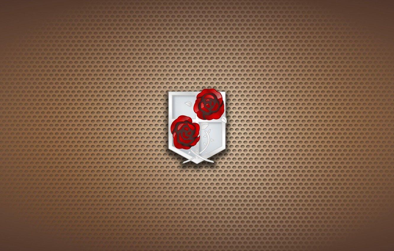 1332x850 Wallpaper logo, rose, game, anime, survivor, asian, shield, manga