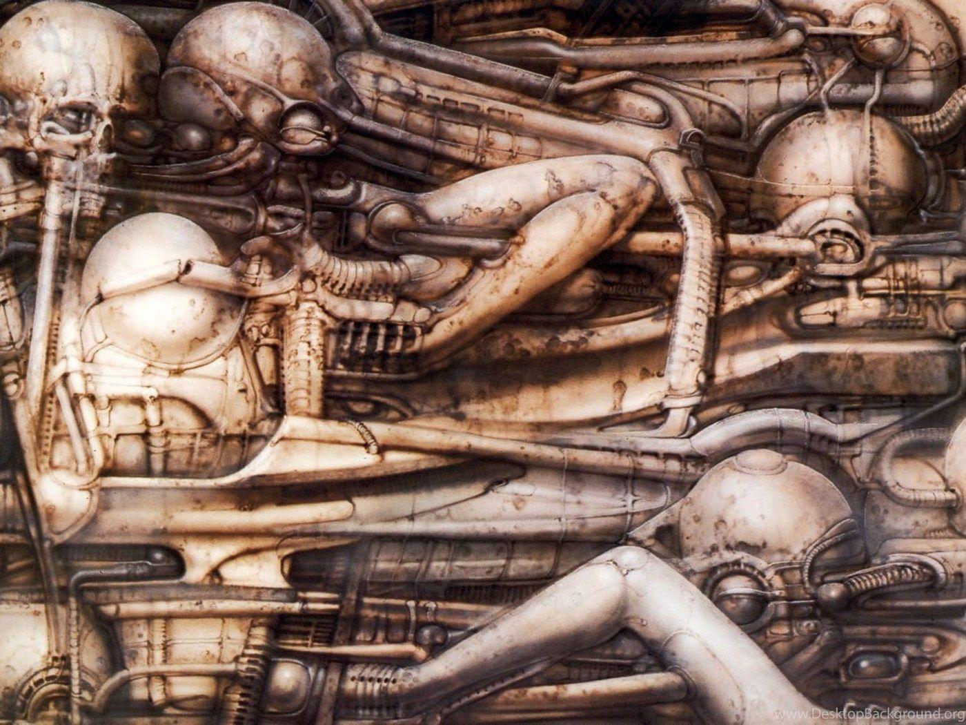 1400x1050 Landscape Xvii Science Fiction H R Giger Wallpaper Image Desktop