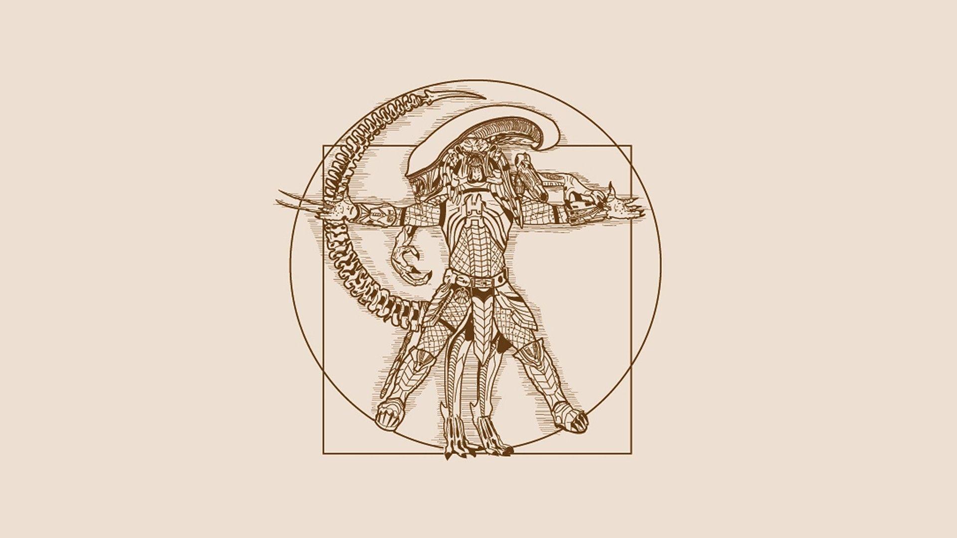 1920x1080 movies, predator, science fiction, Alien, fan art, H.R. Giger