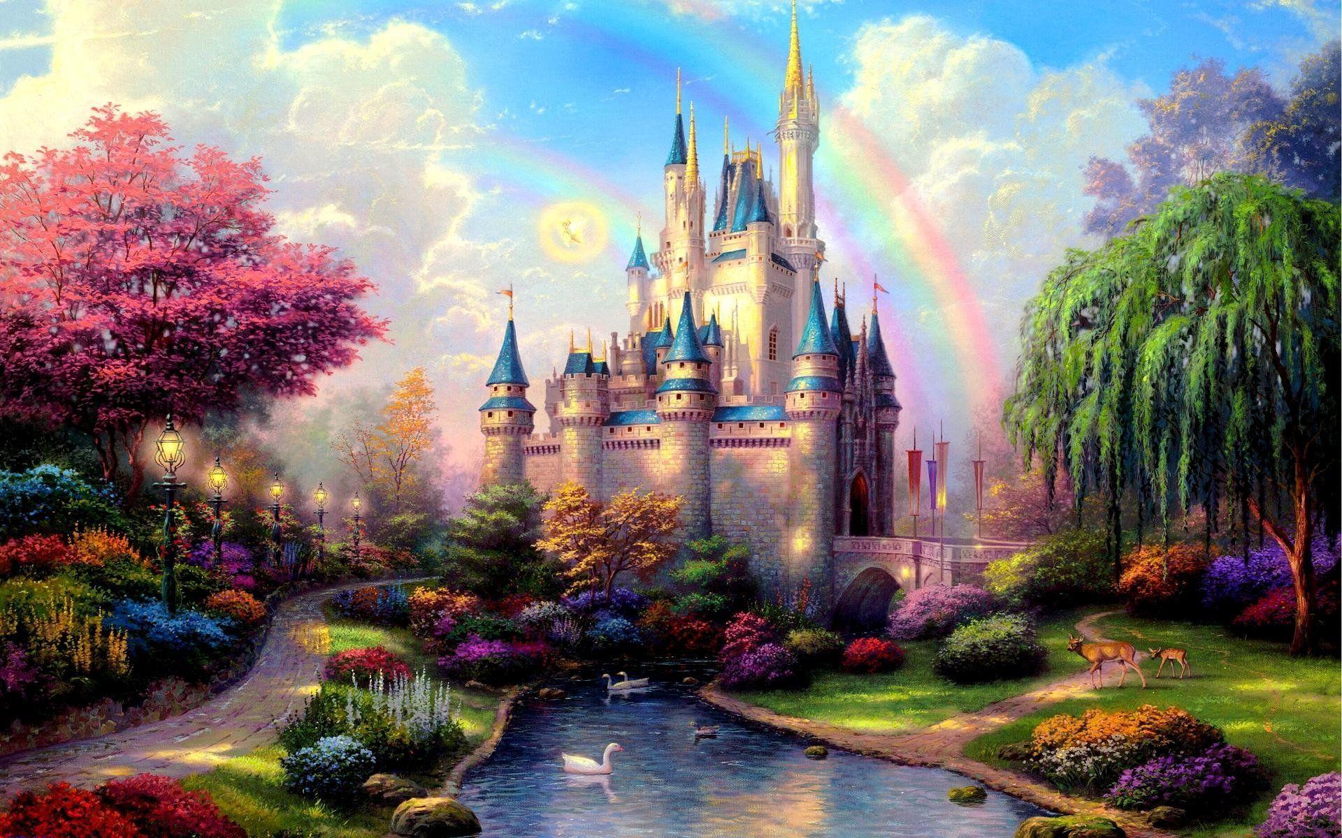 disney princess garden castle