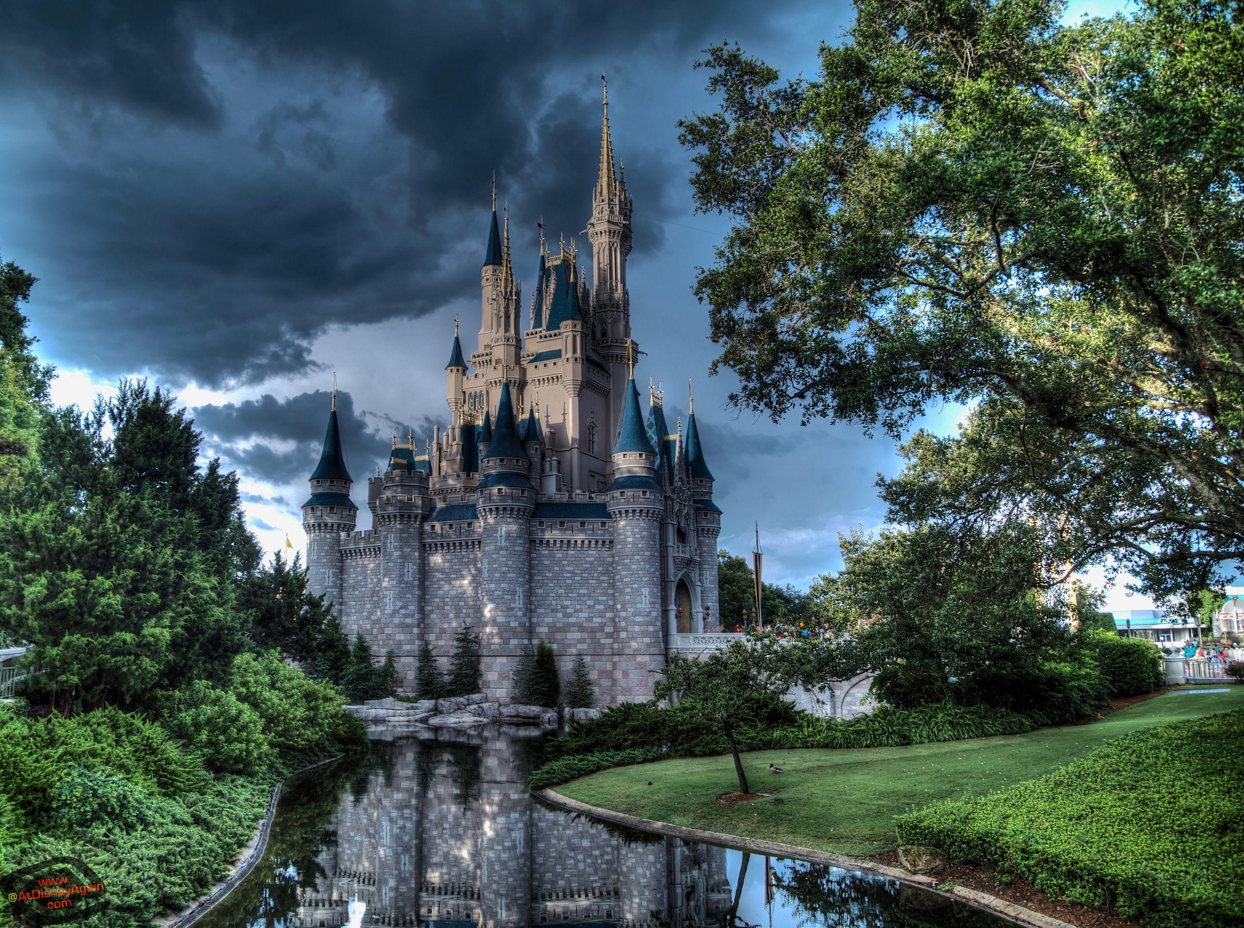 2560x1910 Daytime Cinderella Castle Wallpaper Background