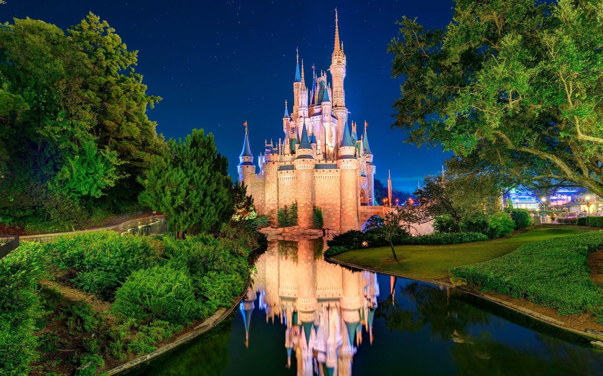 1920x1200 Disney World Cinderella Castle