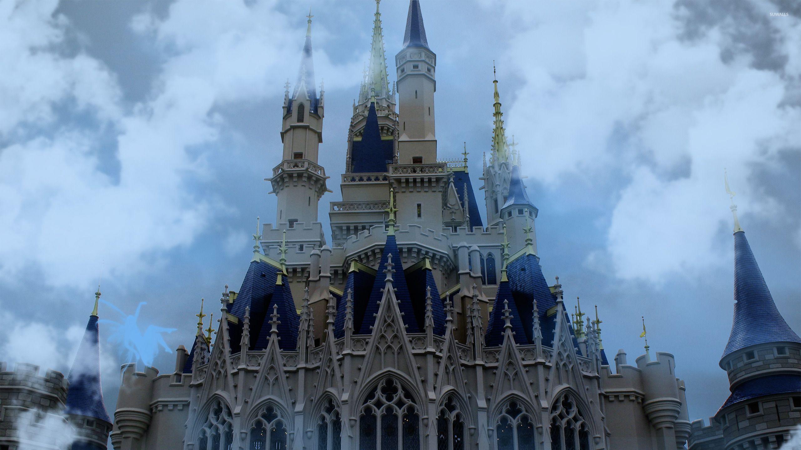 2560x1440 Cinderella Castle, Disneyland wallpaper wallpaper