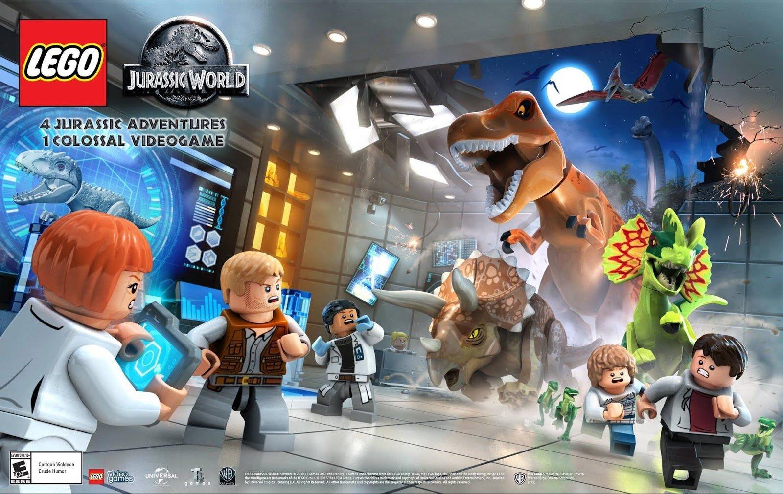 1600x1011 Lego Jurassic World Wallpaper