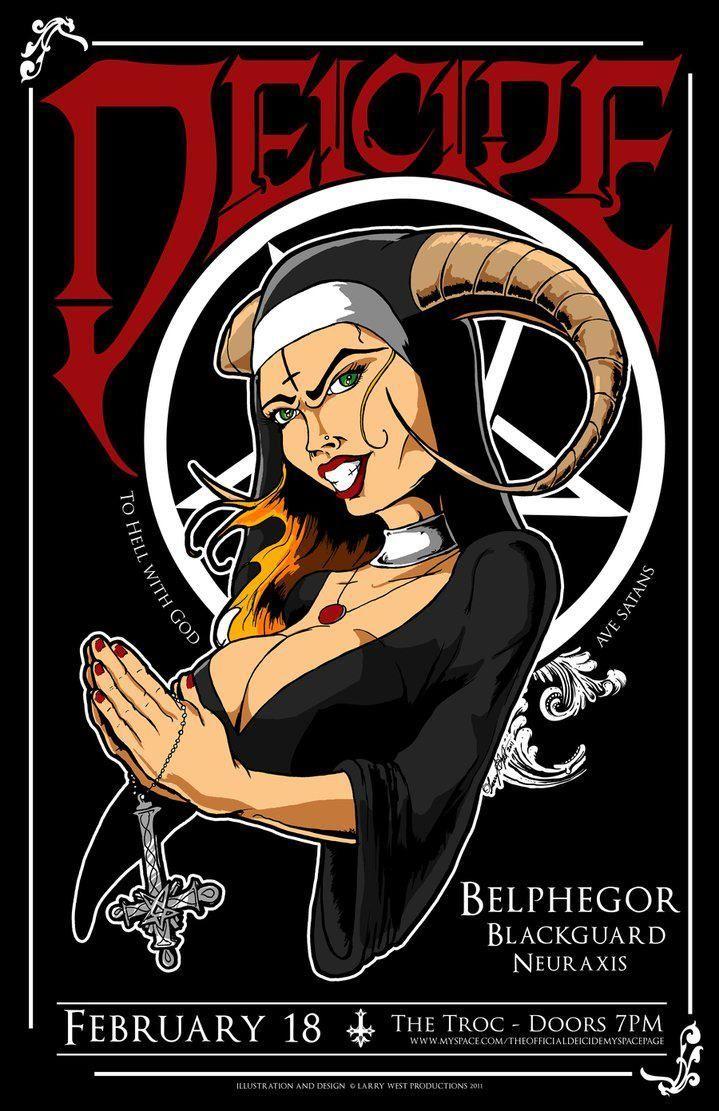 719x1111 Deicide. Metal posters art, Metal artwork, Extreme metal