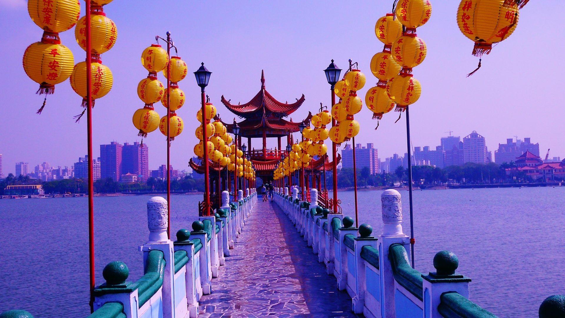 1920x1080 Taiwan Tag wallpaper: Taipei Taiwan Fantastic Fog Twilight City
