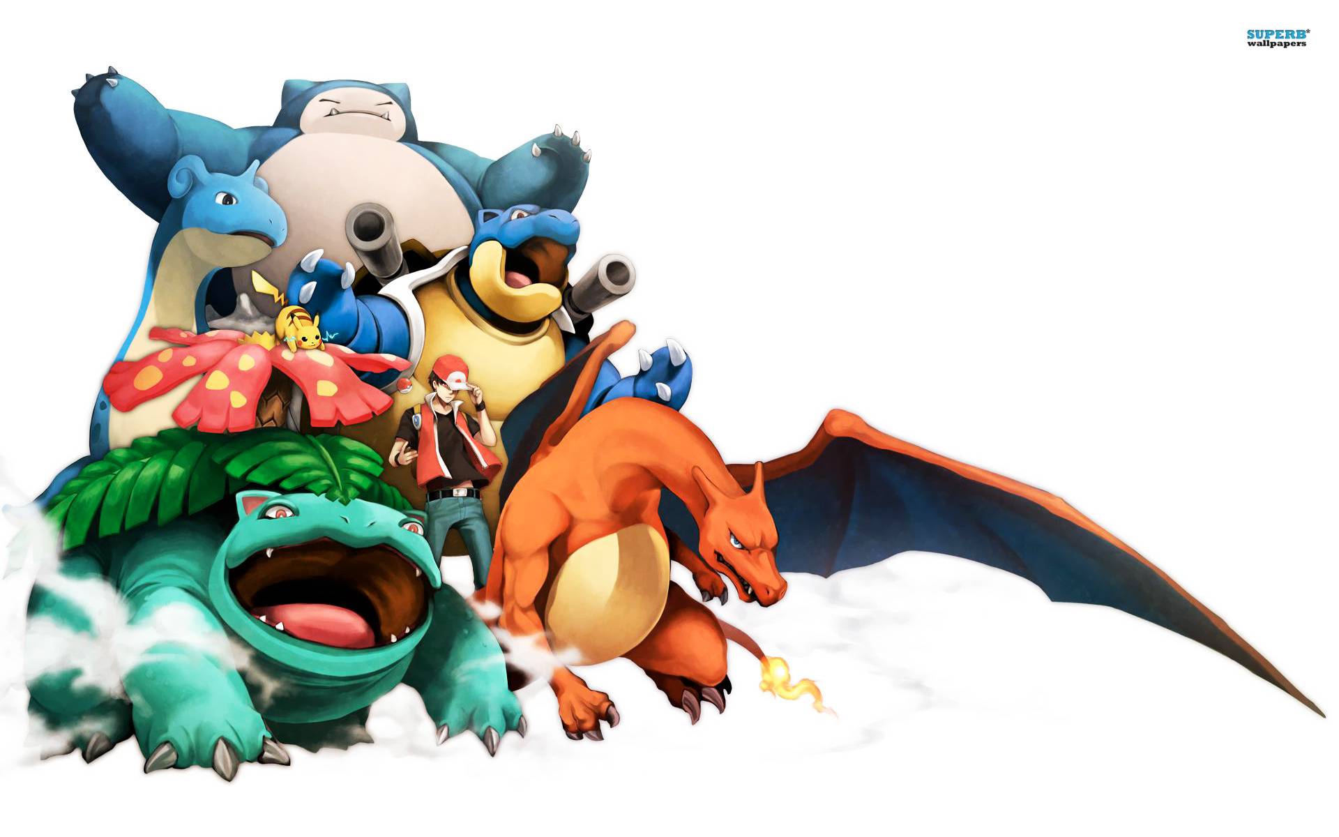 1920x1200 Ash and Pokémons