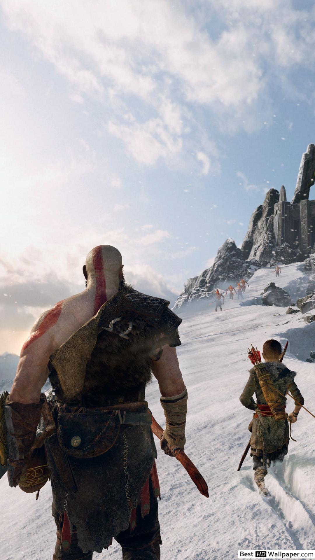 1080x1920 God of War, Kratos HD wallpaper download