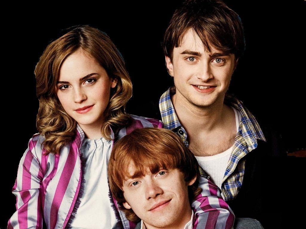 1024x768 Harry, Ron and Hermione Wallpaper, Ron and Hermione