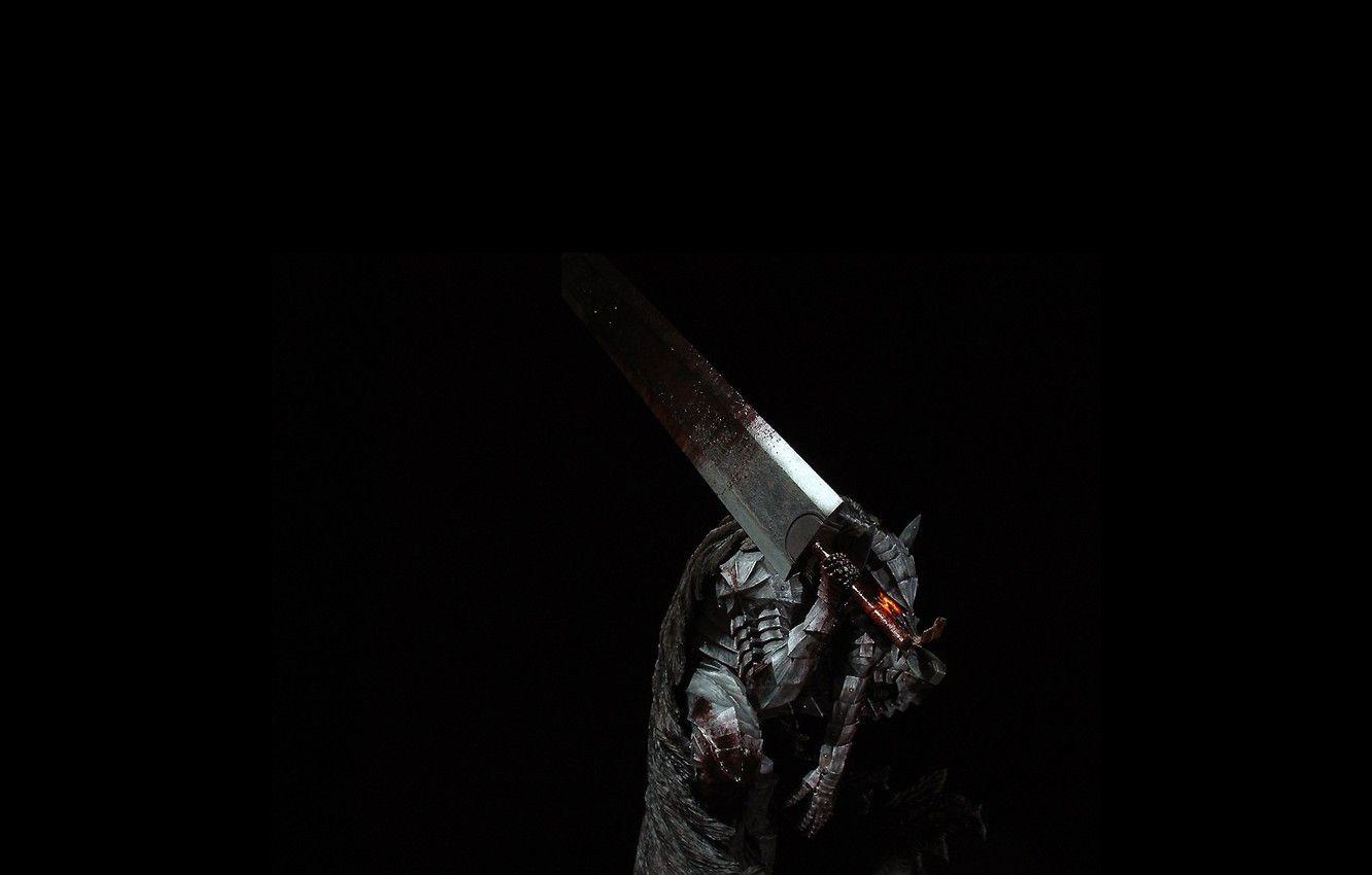 1332x850 Wallpaper Berserk, Black Swordsman, Guts image for desktop, section прочее