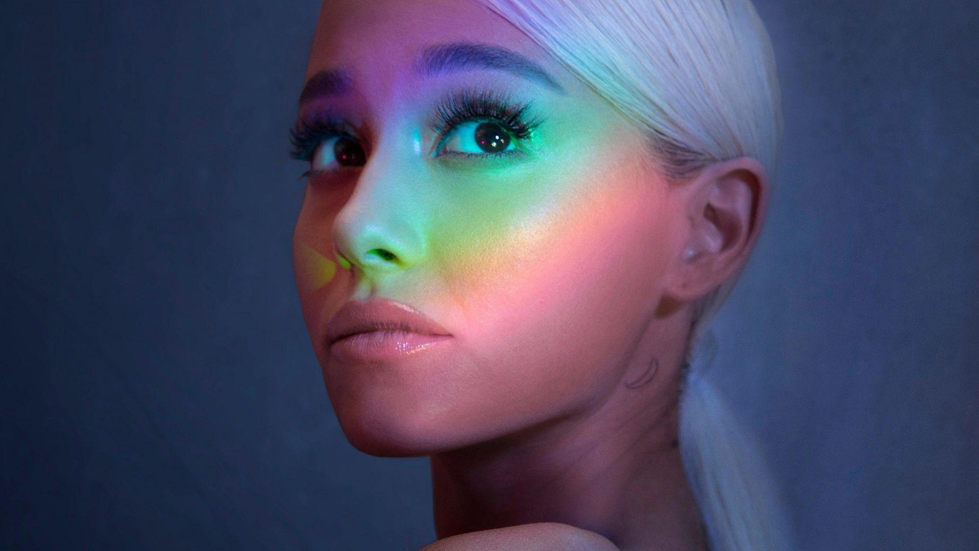 1920x1080 Ariana Grande illuminated Face Sweetener Album Wallpaper