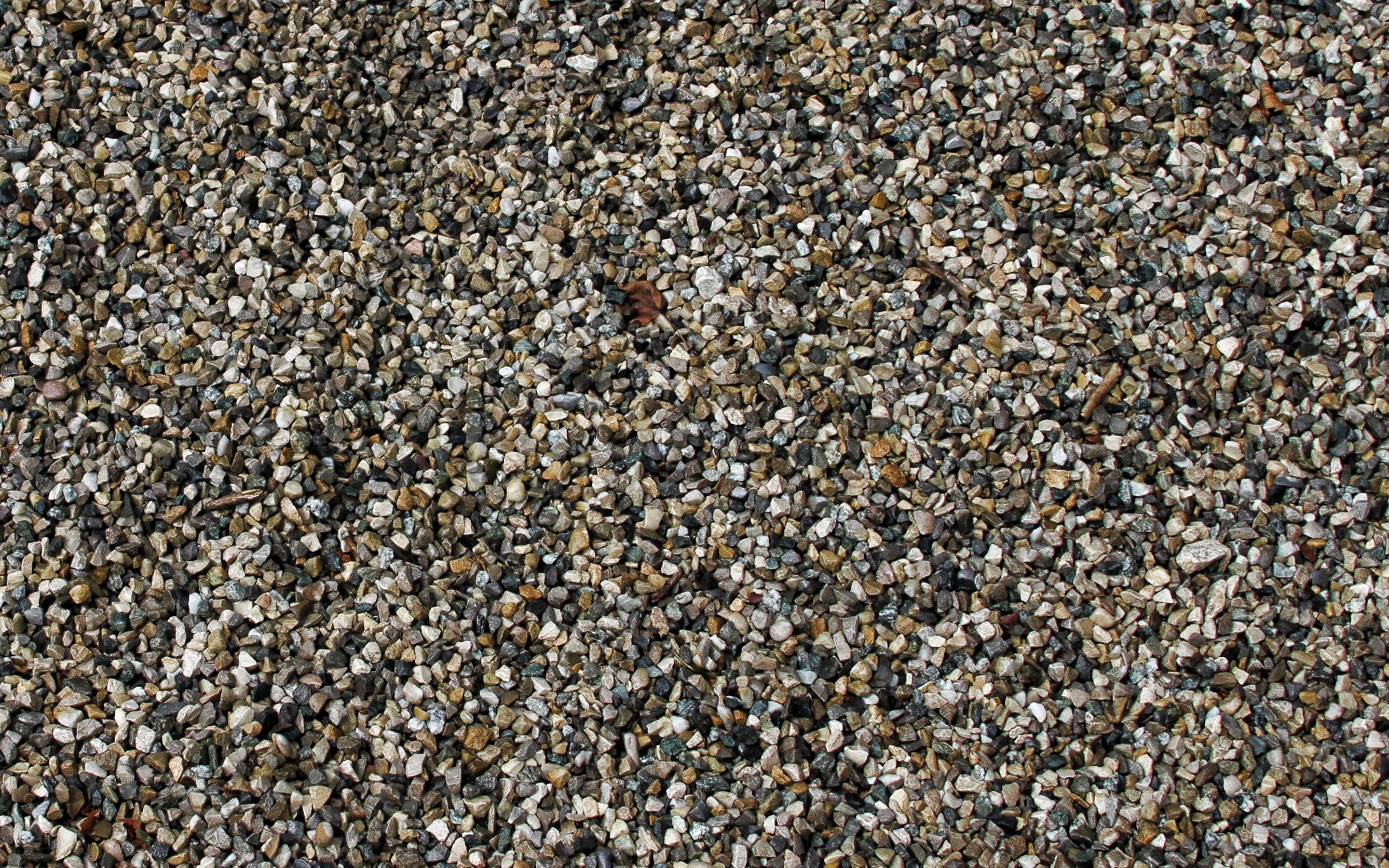 2880x1800 Download wallpaper pebbles texture, gravel texture, gray stone