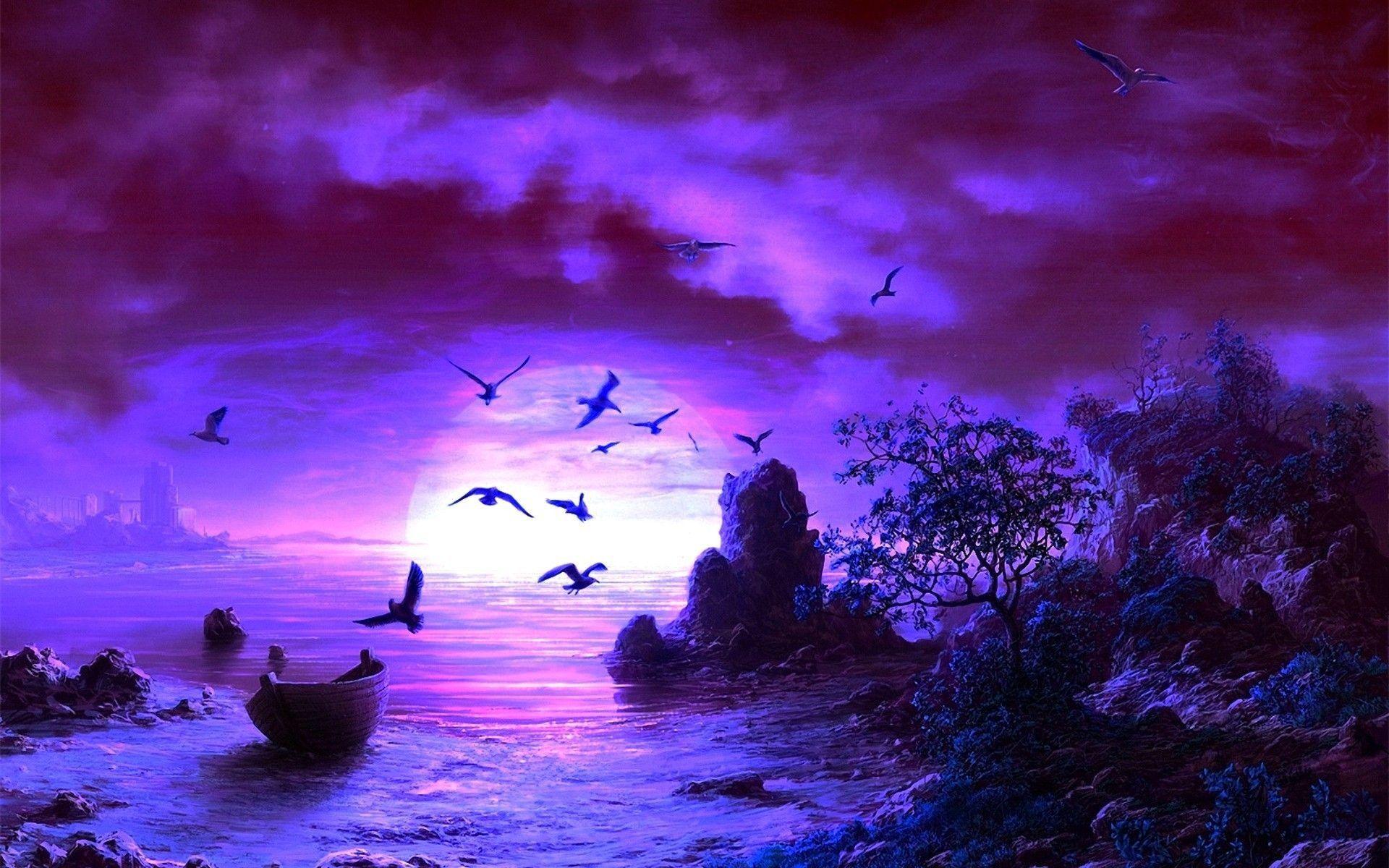 1920x1200 Fantasy Moon Wallpaper