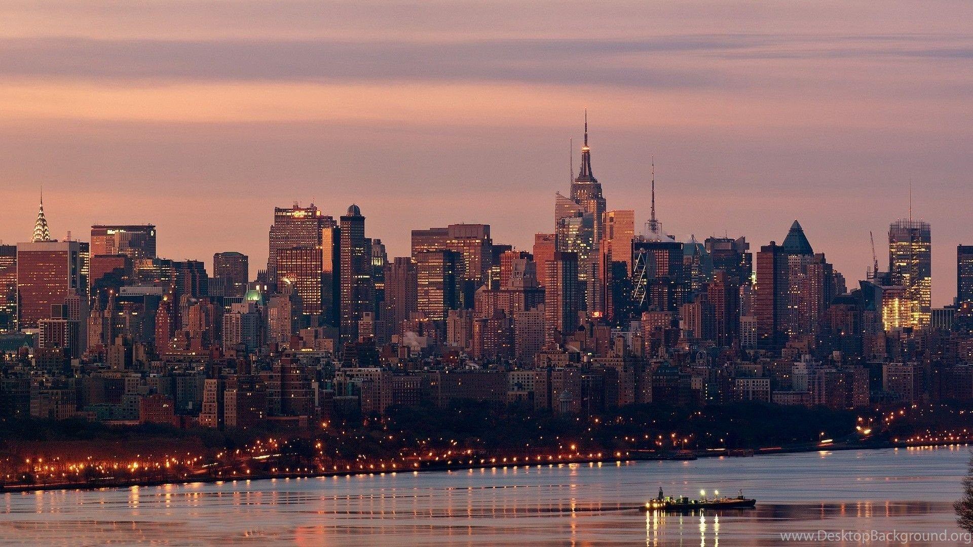 1920x1080 New York City Skyline Wallpaper High Quality Desktop Background