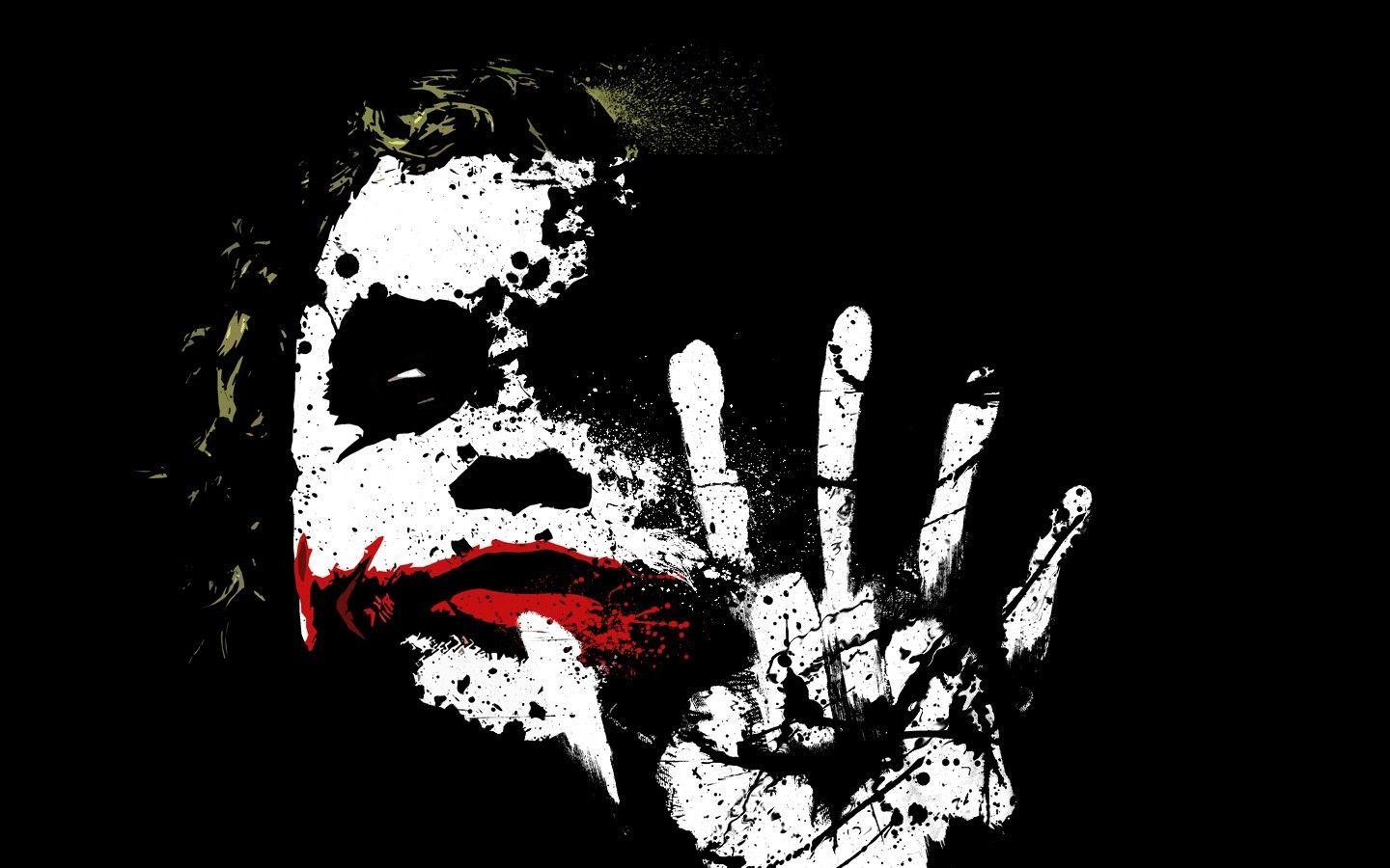 1440x900 movies, Batman, The Dark Knight, Joker, Paint Splatter Wallpaper