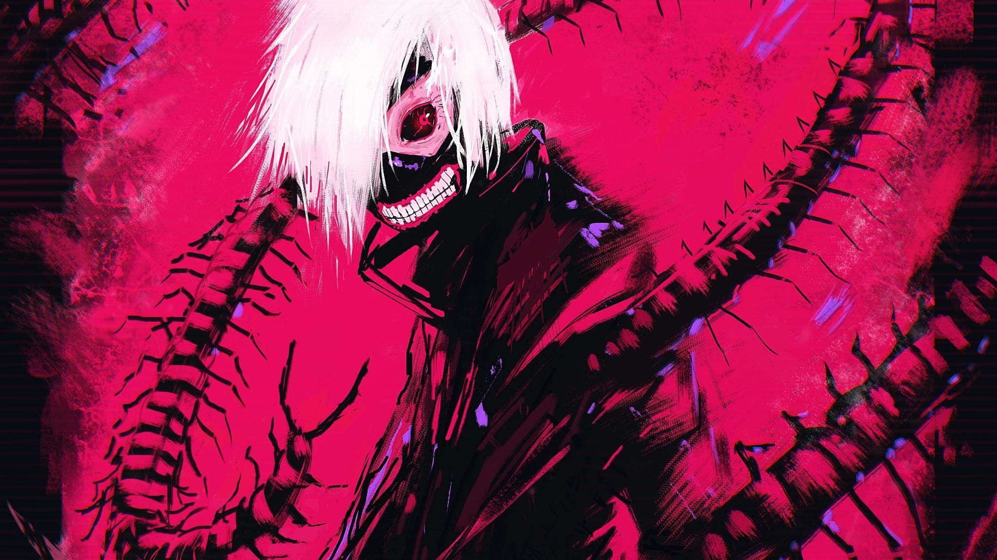 2048x1152 tokyo ghoul, haise sasaki, ken kaneki 2048x1152